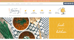 Desktop Screenshot of oursavorylife.com